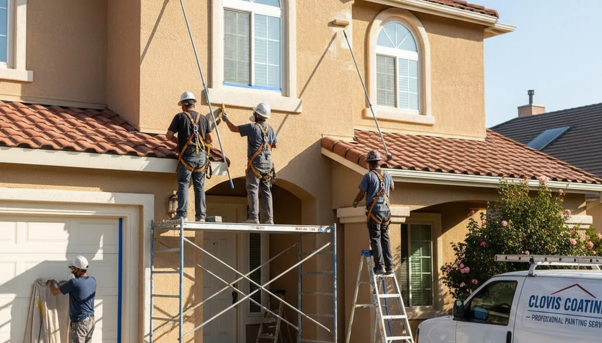 Professional Fresno, CA painting service for residential and commercial interior and exterior projects