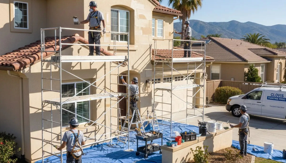 Professional painting services in Fresno, CA for residential and commercial properties