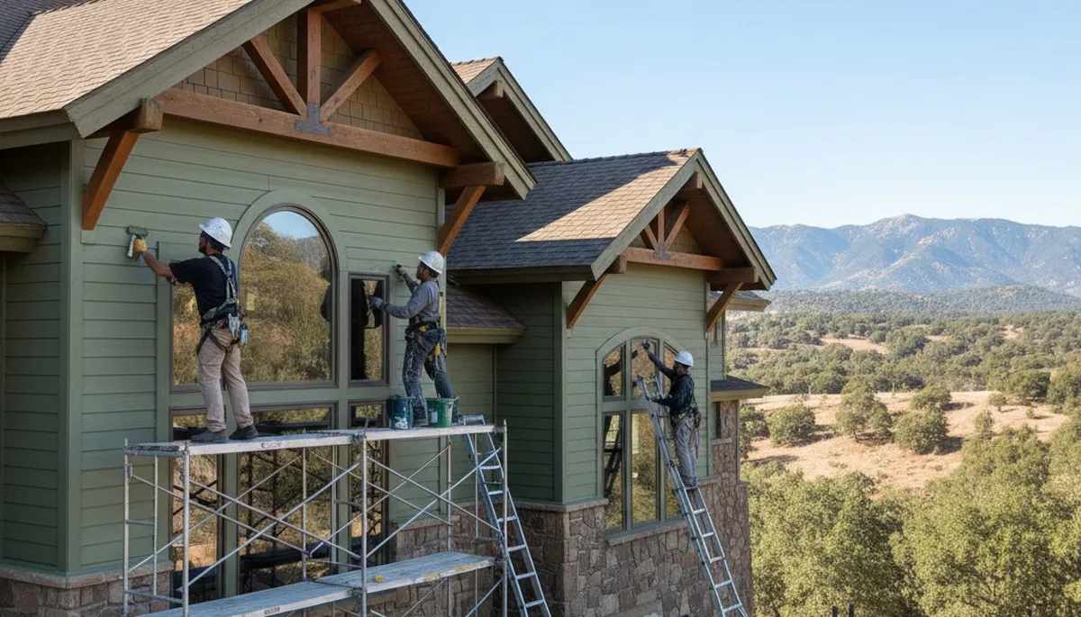 Professional Fresno, CA painting contractor for residential and commercial interior and exterior painting services
