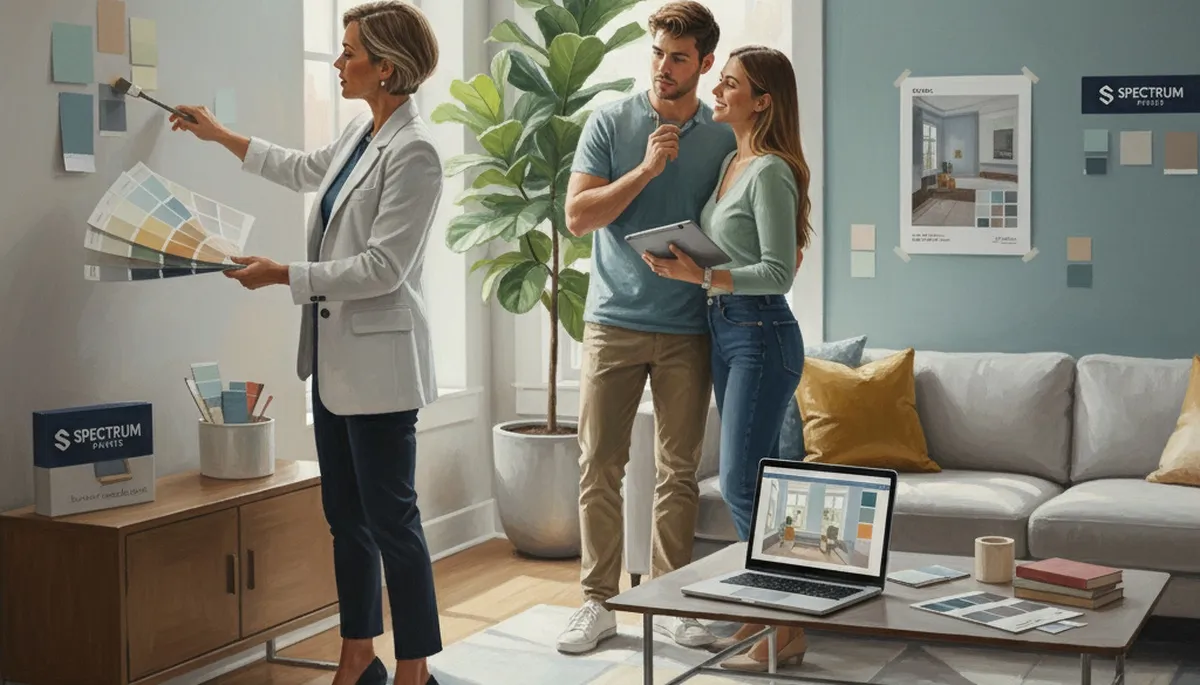 Fresno, CA paint color consultation for homes by Fresno Paint Pros with expert palette selection