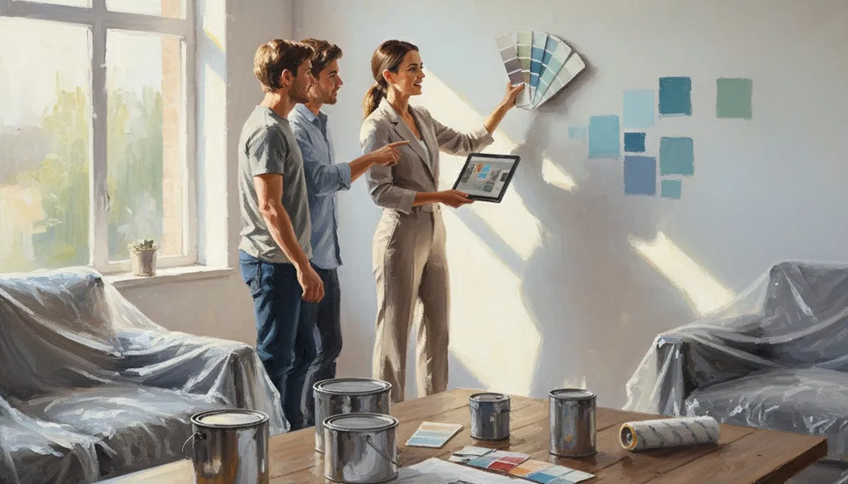 Fresno, CA painters providing expert color consultation for homes in strong sun and heat