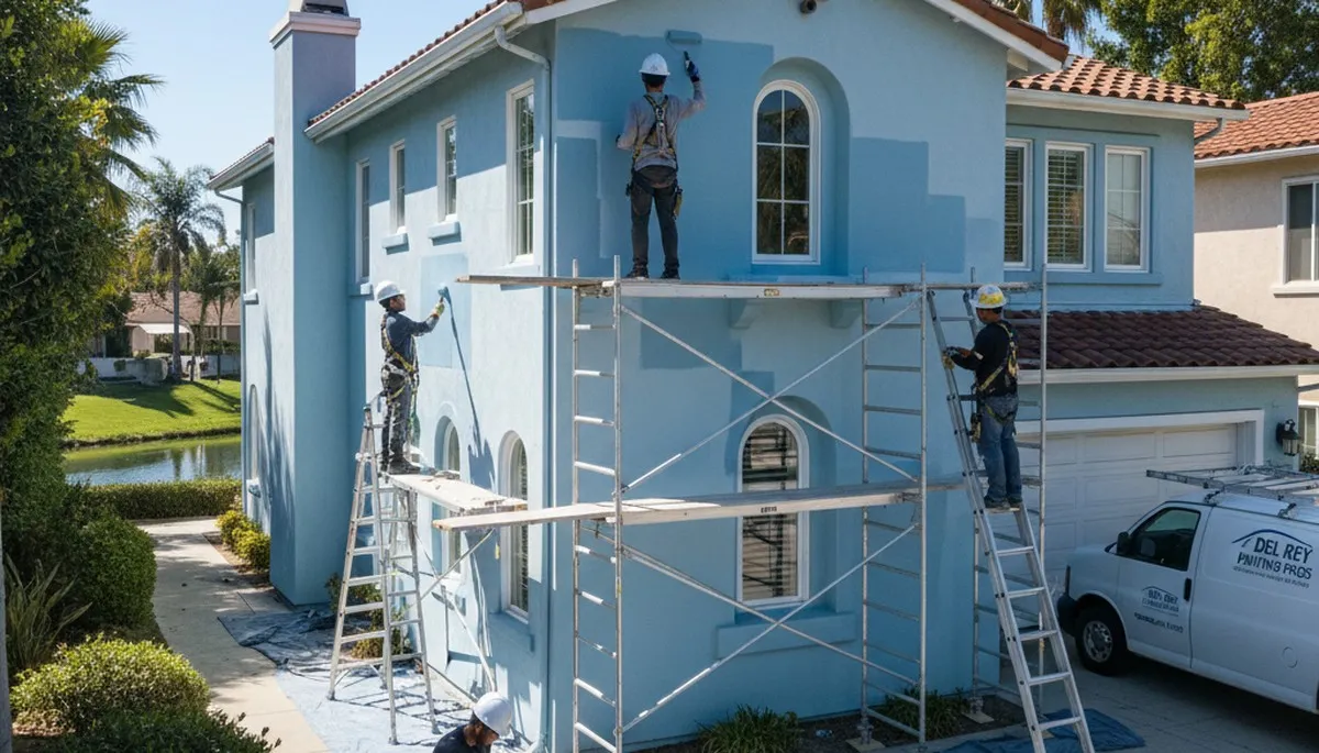 Painting contractors in Fresno, CA providing professional interior and exterior home painting services