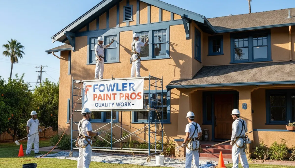 Professional painters serving Fresno, CA for interior and exterior residential painting projects