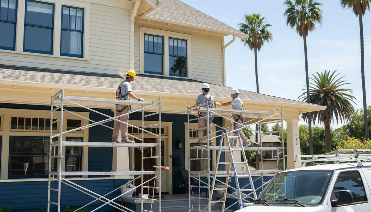 Professional painters in Fresno, CA providing exterior and interior painting services