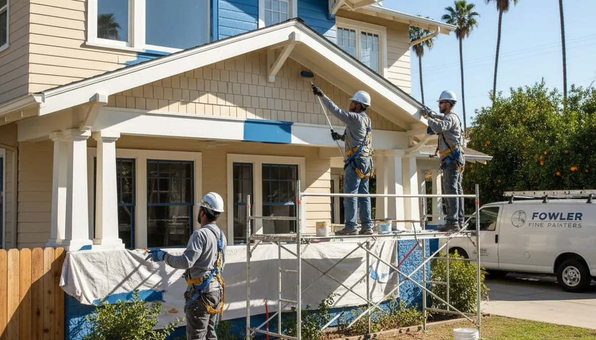 Professional painters in Fresno, CA providing interior and exterior painting services