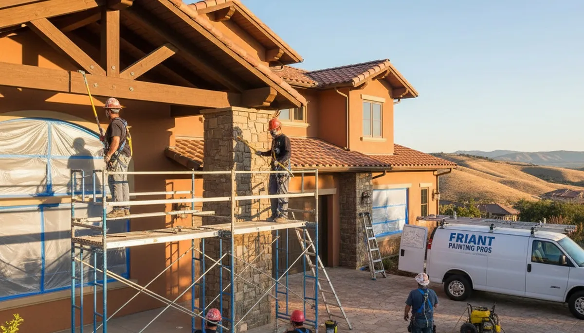 Professional painters in Fresno, CA delivering interior and exterior painting services