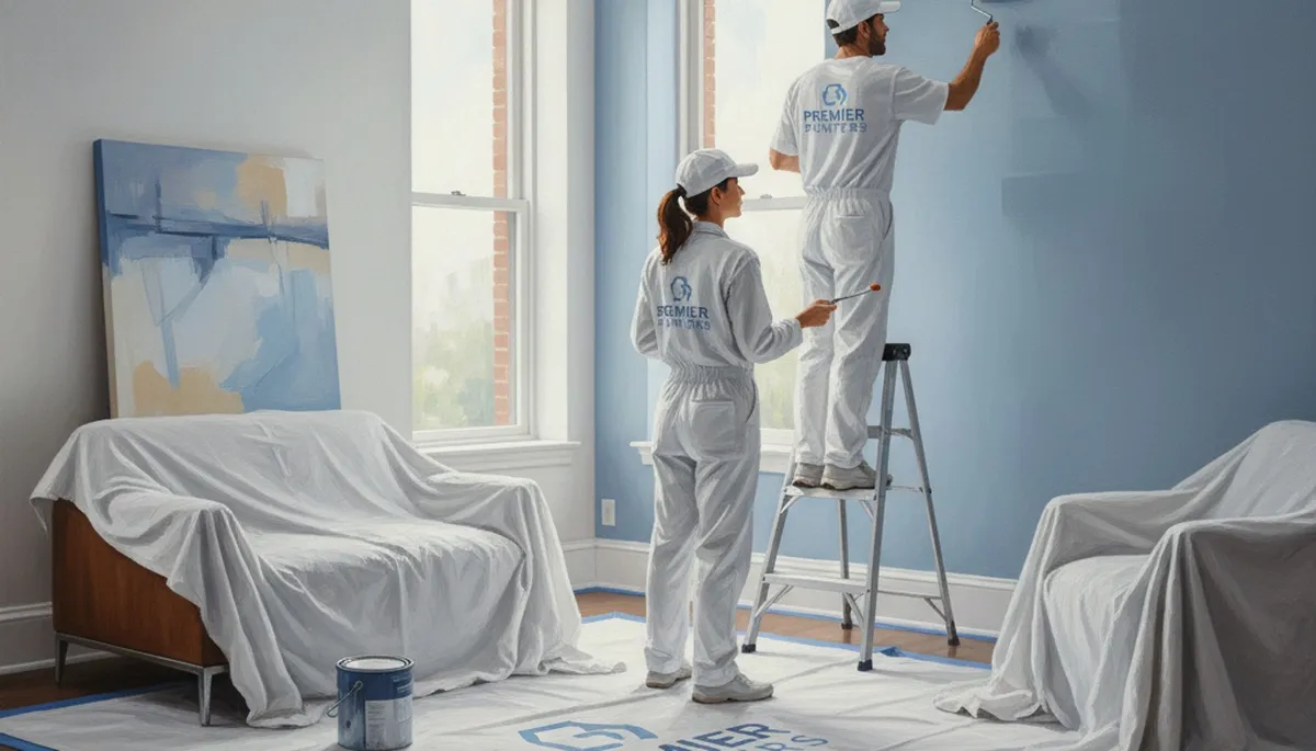 Fresno, CA painters applying interior house paint for a clean, durable home finish
