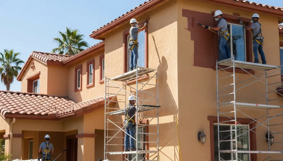 Professional painters serving Fresno, CA with exterior and interior painting services